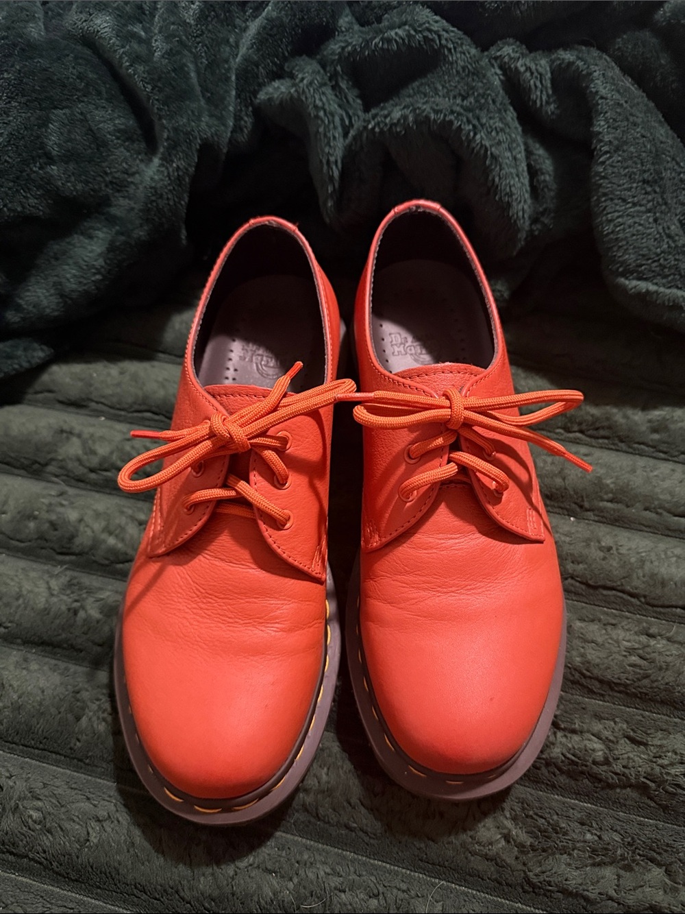Dr. Marten’s Women’s Orange Lace-Up Casual Shoes